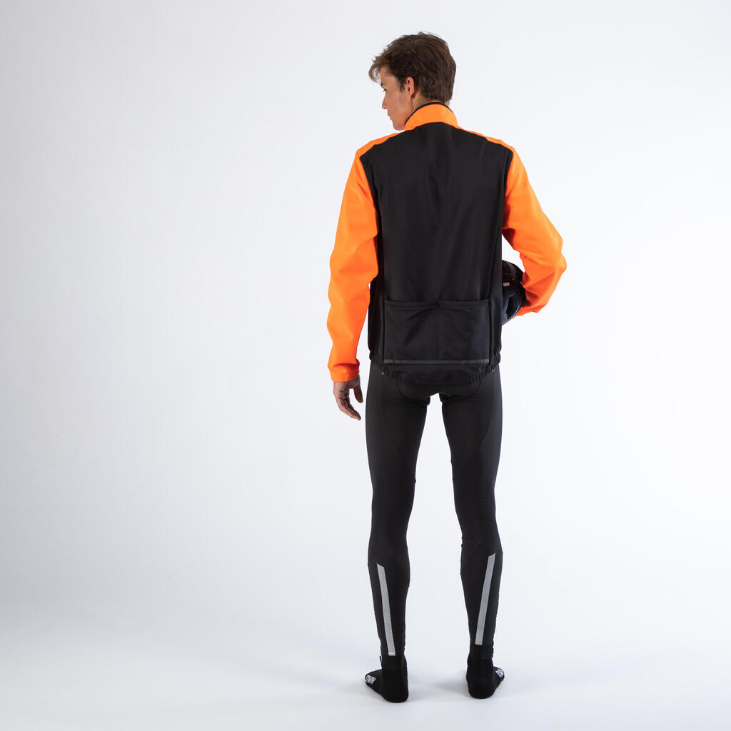 FAHRRAD WINTERJACKE RENNRAD RC 100 NEONGELB