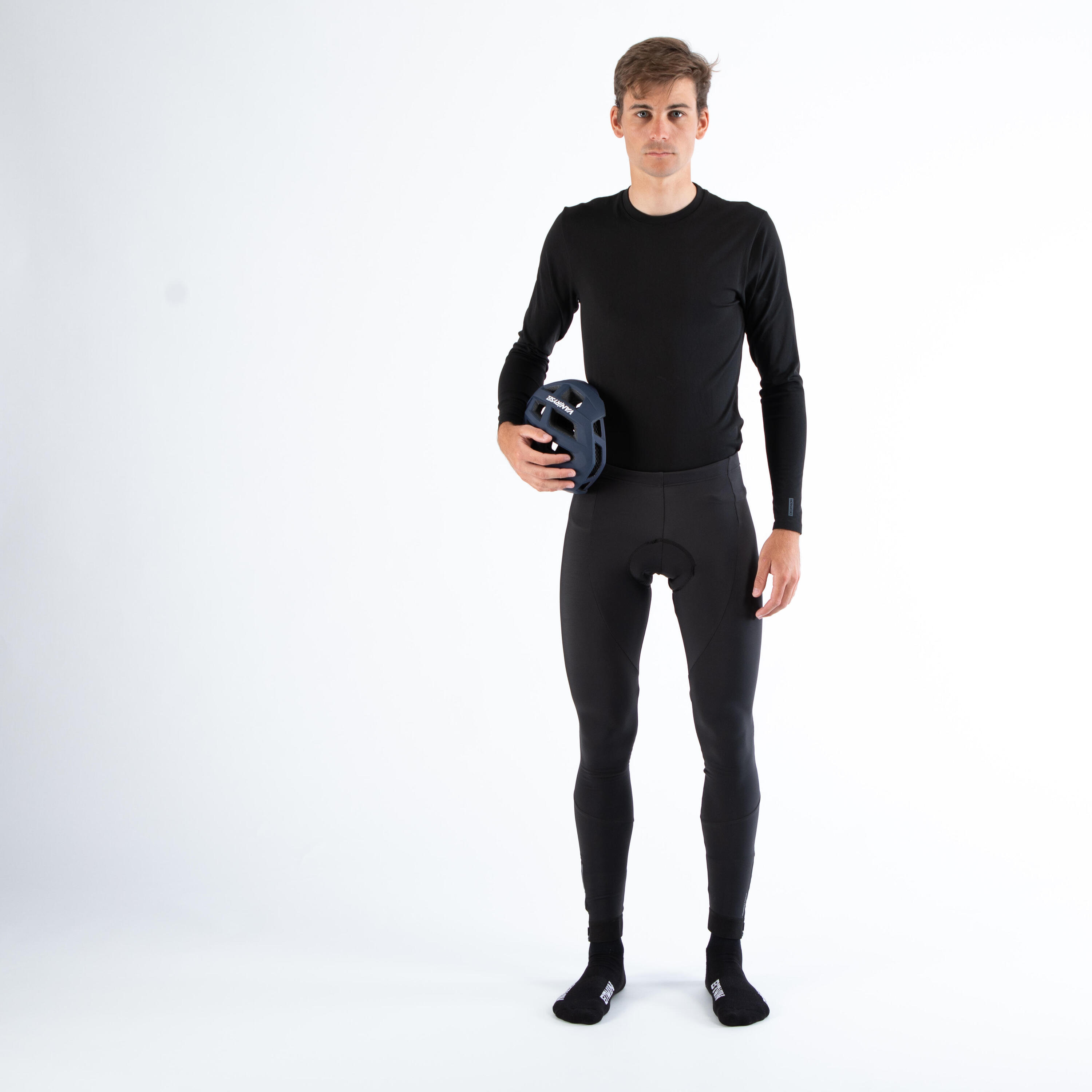 Essential Long-Sleeved Cycling Base Layer - Blue 2/6
