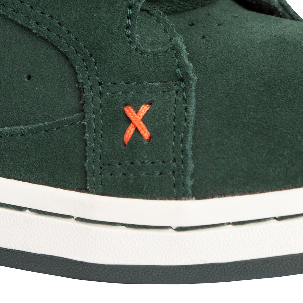 Skaterschuhe Crush Low Sneaker Kinder grün