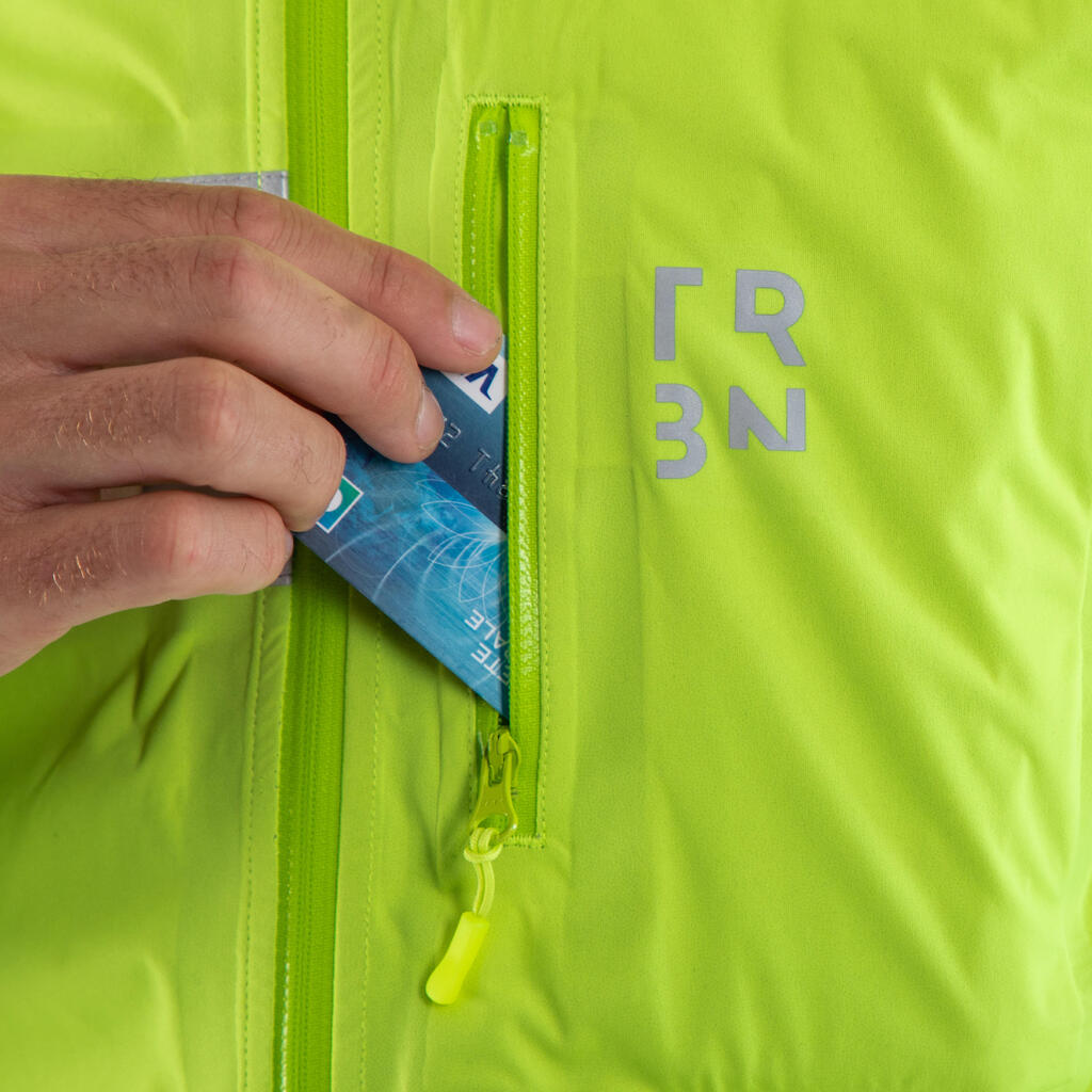 RC500 Hi-Vis Waterproof Cycling Jacket - Neon Yellow