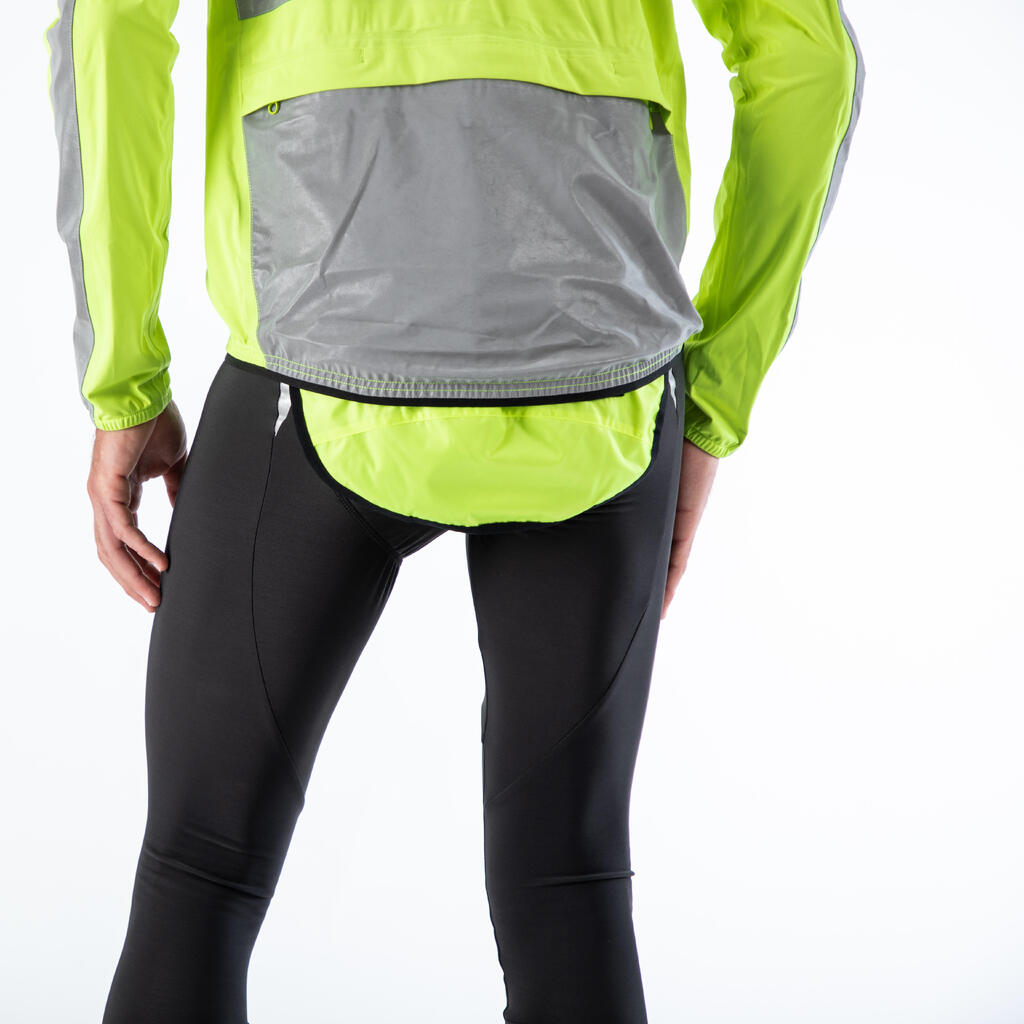 RC500 Hi-Vis Waterproof Cycling Jacket - Neon Yellow