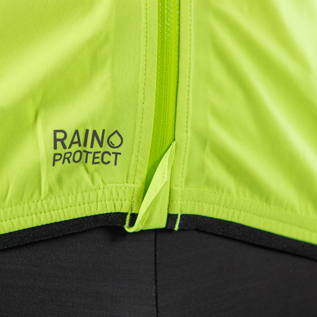 RC500 Hi-Vis Waterproof Cycling Jacket - Neon Yellow