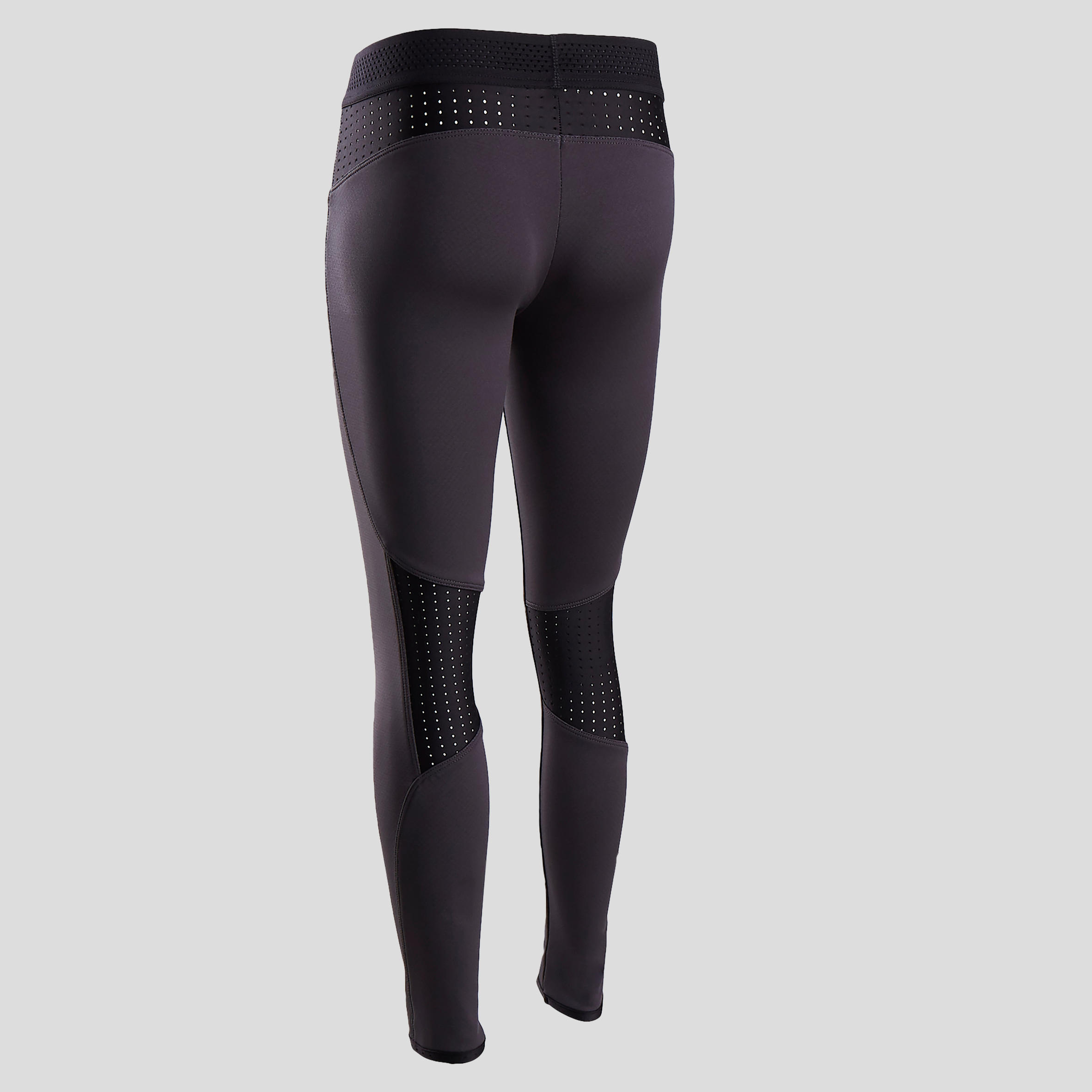 S900 Girls' Warm Breathable Gym Leggings - Grey 3/7