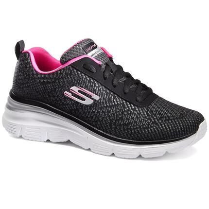 Chaussures marche sportive femme Flex Appeal noir / rose
