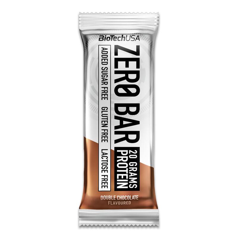 Fehérjeszelet, dupla csokoládé íz - BioTechUSA Zero Bar 