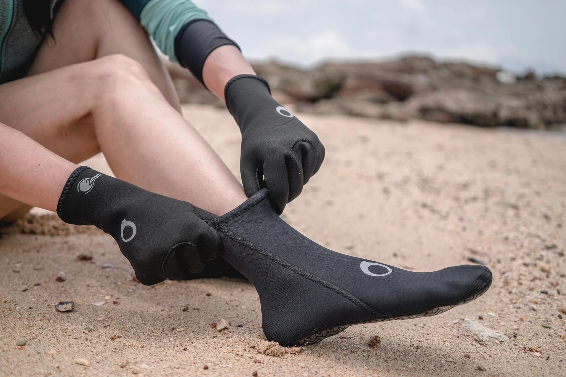 bottillons plongée Decathlon