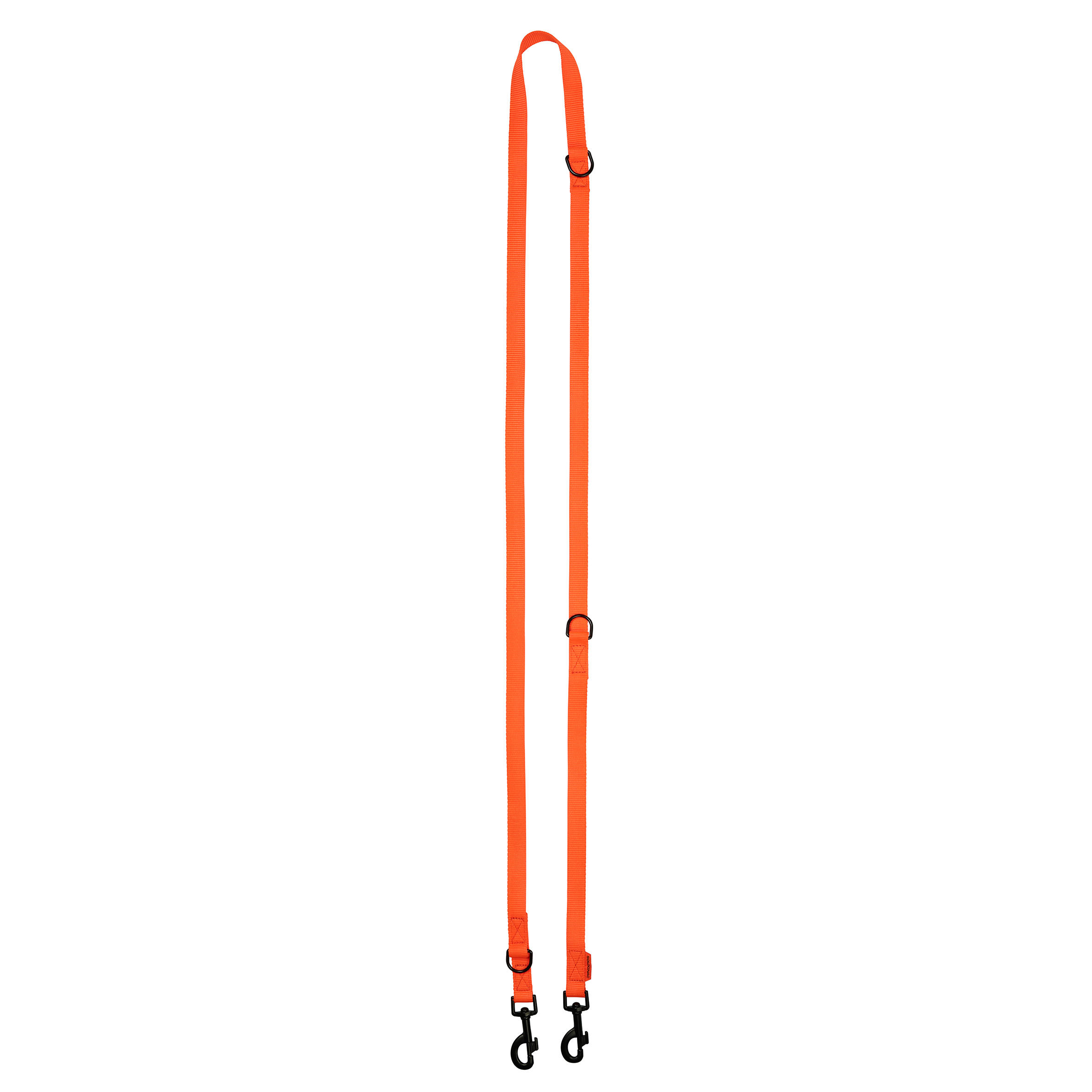 3-position orange dog leash 500