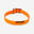Collar Perro Solognac 500 Ajustable Plastico naranja Fluorescente