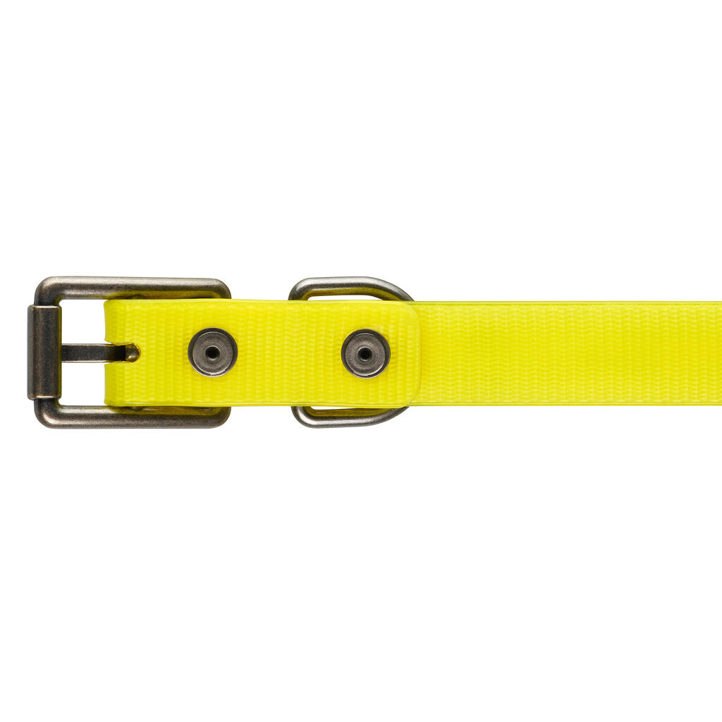 Dog collar 500 fluo yellow