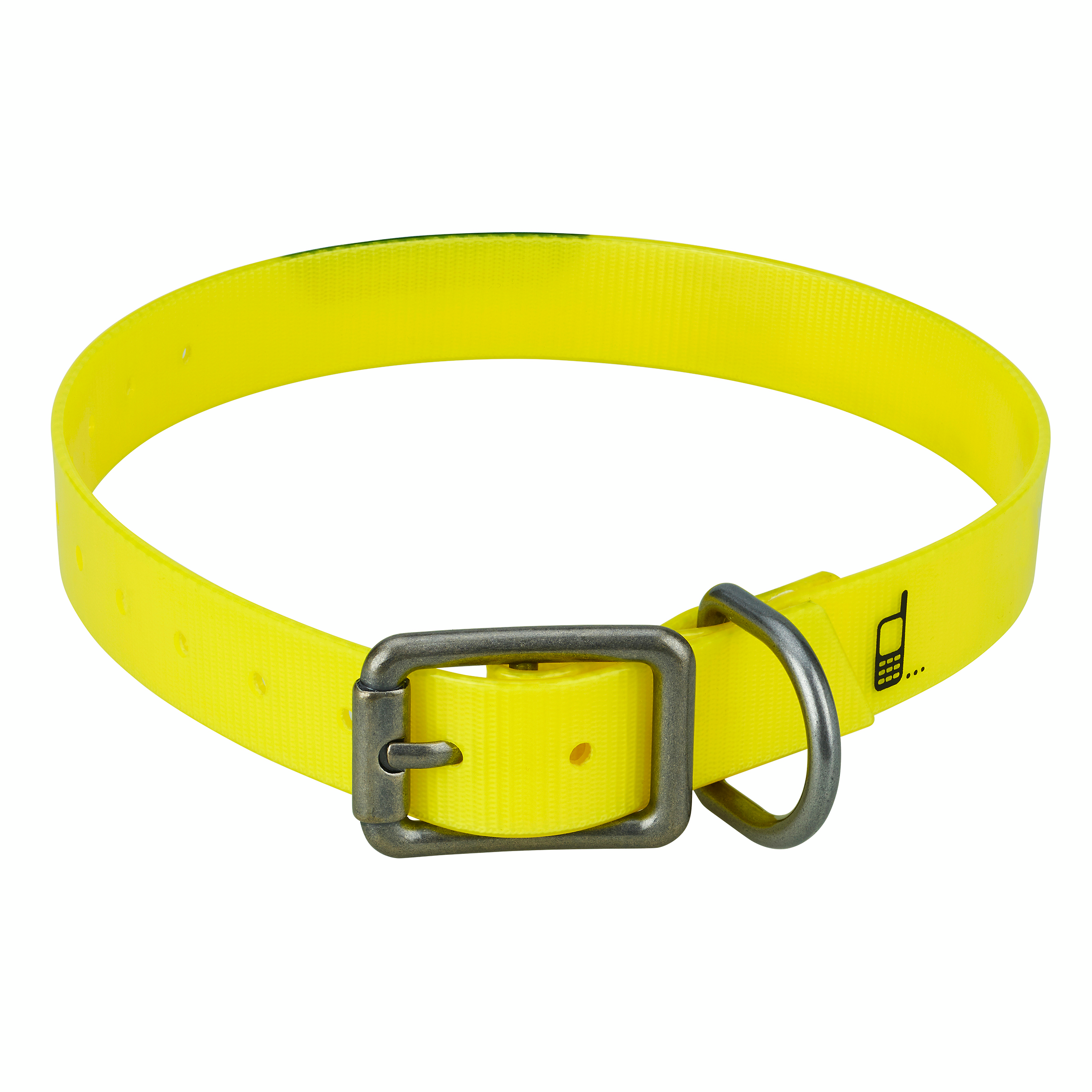 Collier chien jaune fluo 500 - Chasse - Solognac- Clubs - Entreprises - Collectivités - Associations