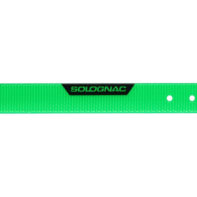 Collare cane caccia 500 verde fluo