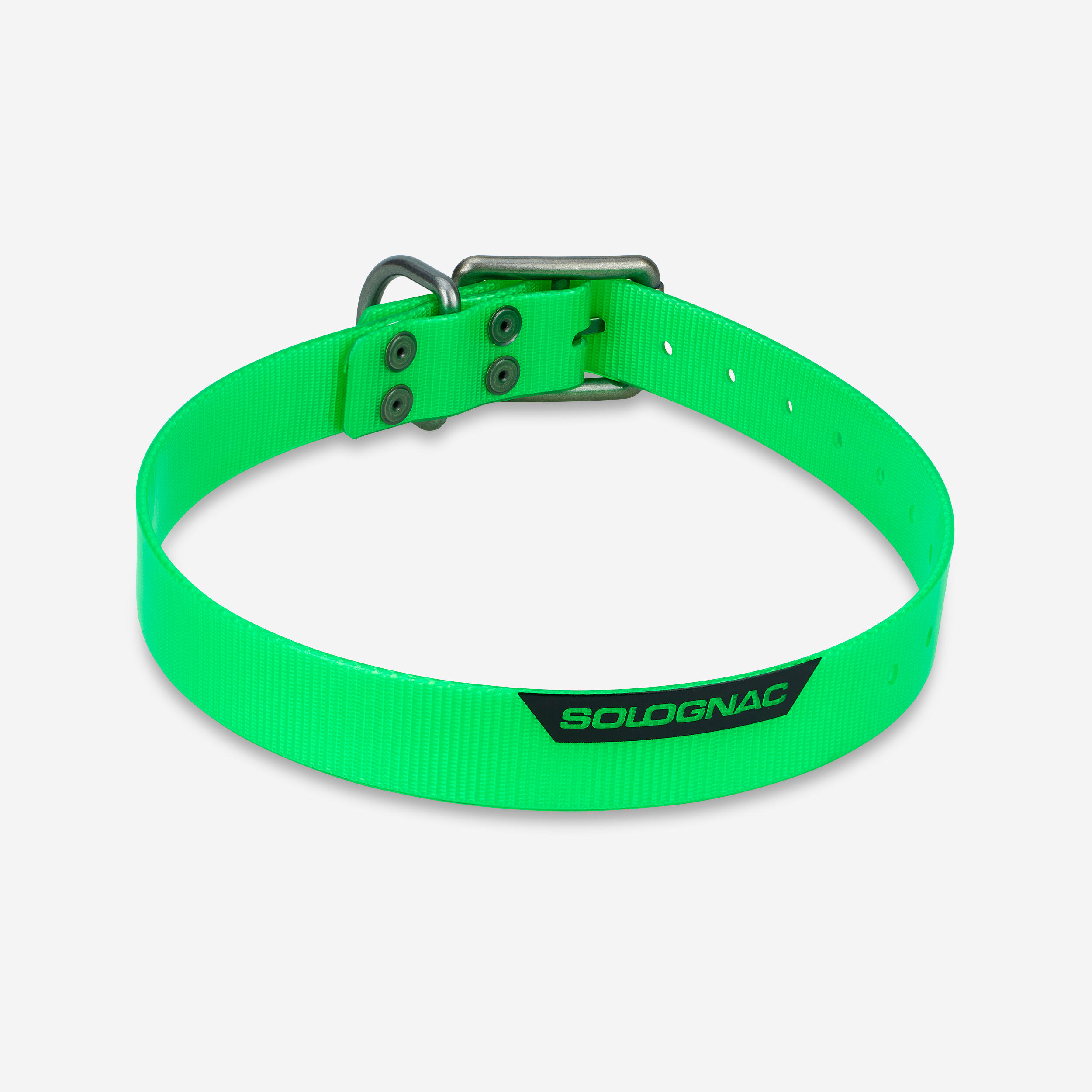 Fluorescent green dog collar 500