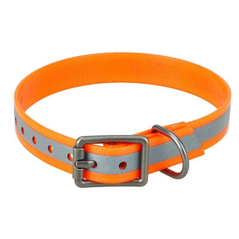 Reflecterende hondenhalsband voor de jacht 520 oranje