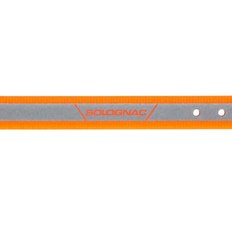 orange reflective dog collar 520