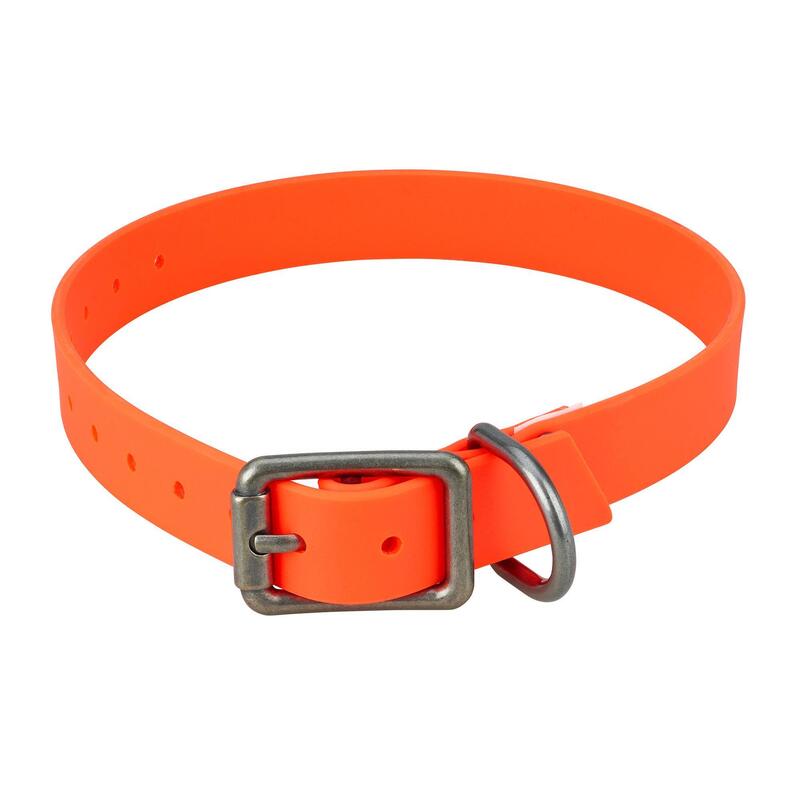 Collar Perro Caza Sologanc 900 Naranaja Ajustable resistente Hipoalergenico