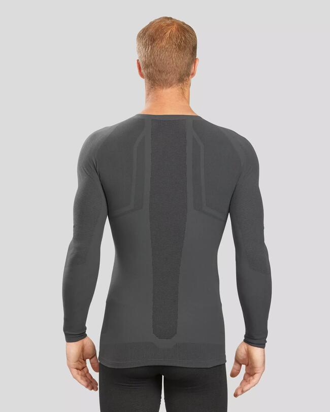 Men's  ski 980 base layer ultra-breathable top -  grey