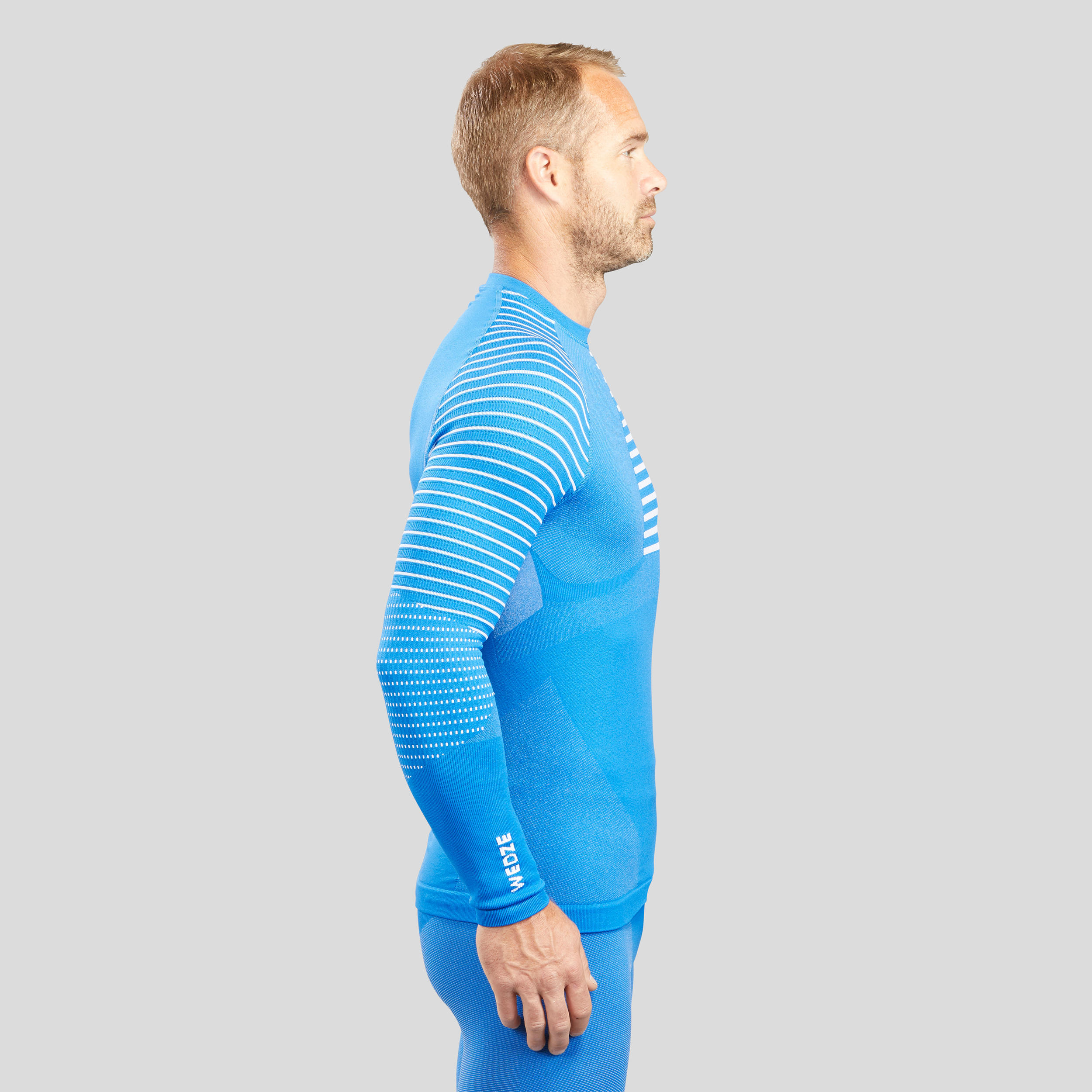 Men's Ski Base Layer Top - Blue 4/7