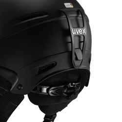 Adult D-Ski Helmet Uvex P1US 2.0 - Black