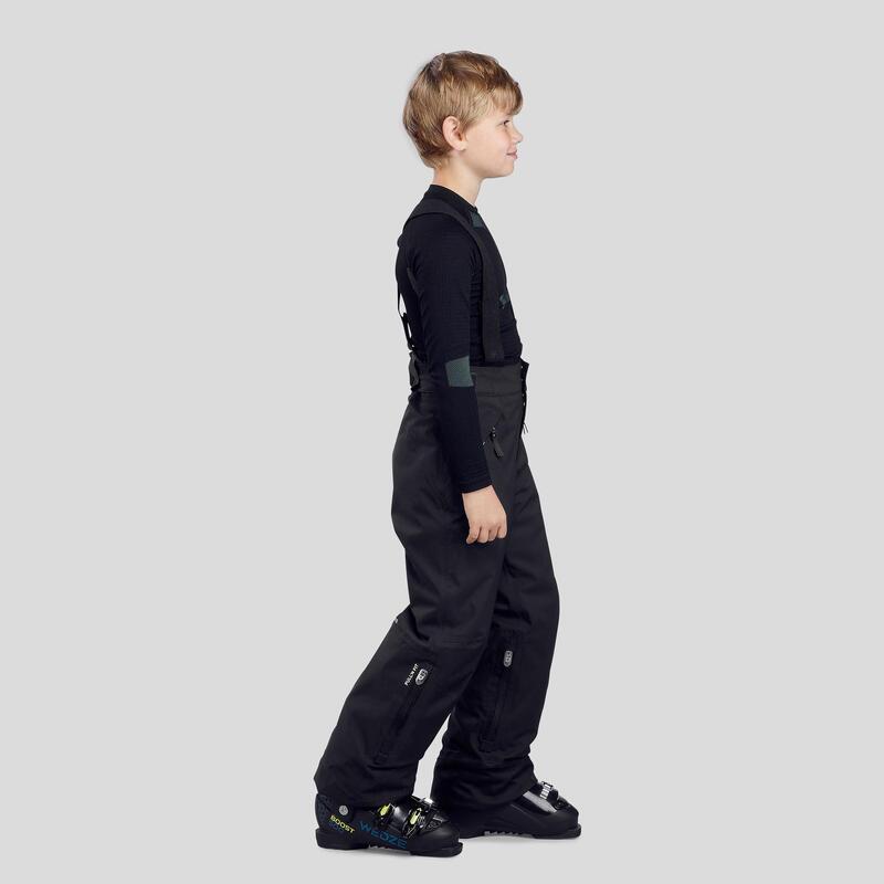 El actual negro Desbordamiento Pantalones de esquí y nieve Niños 7-15 años Wedze Ski-P PA 900 | Decathlon