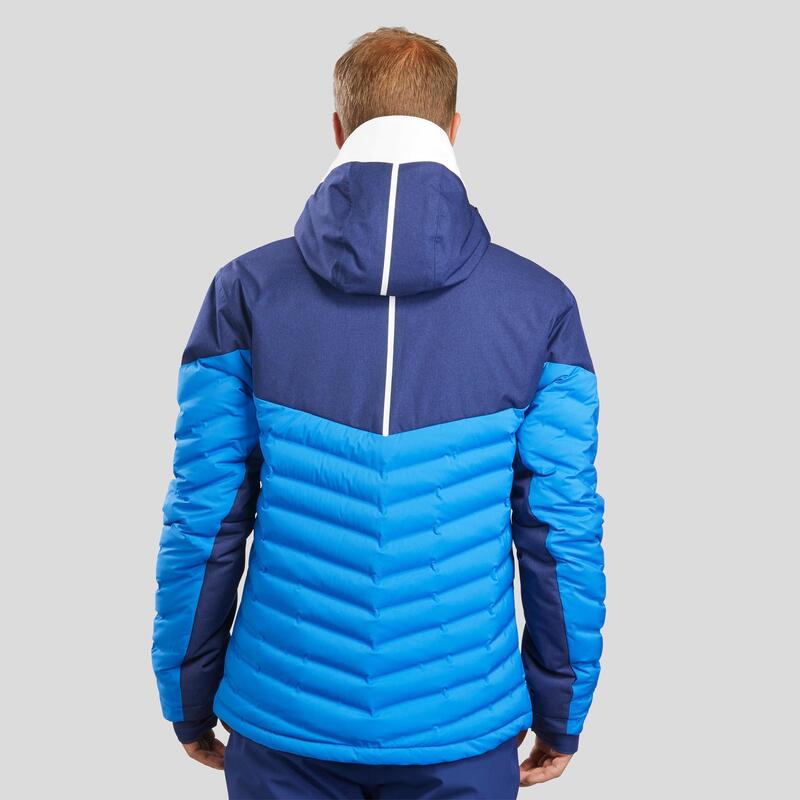 Men's Downhill Ski Jacket Warm Blue WEDZE Decathlon
