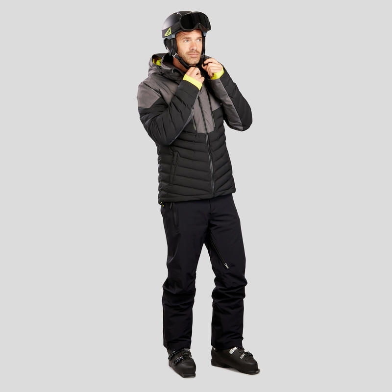 MANTEAU DE SKI ALPIN HOMME 900 CHAUD NOIRE MANTEAU DE SKI ALPIN HOMME 900 CHAUD NOIRE