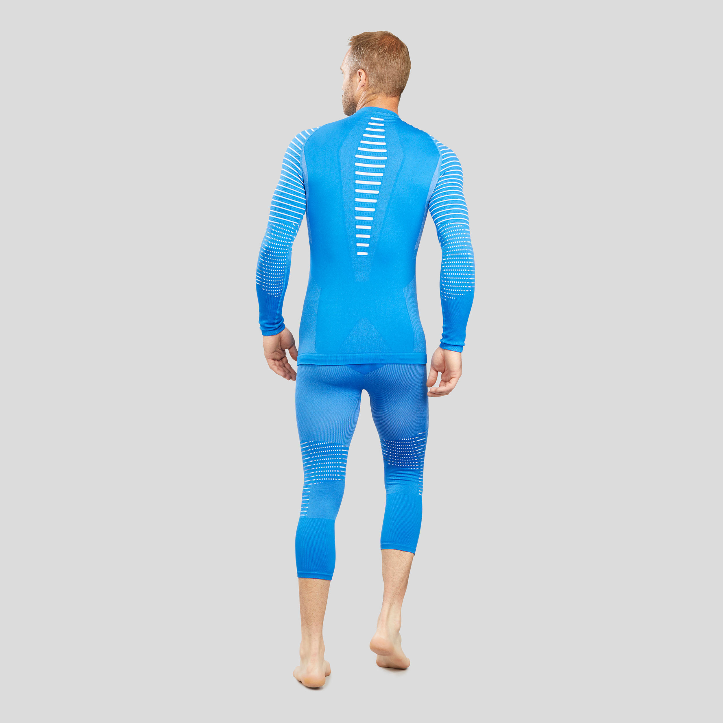 Men's Ski Base Layer Top - Blue 3/7