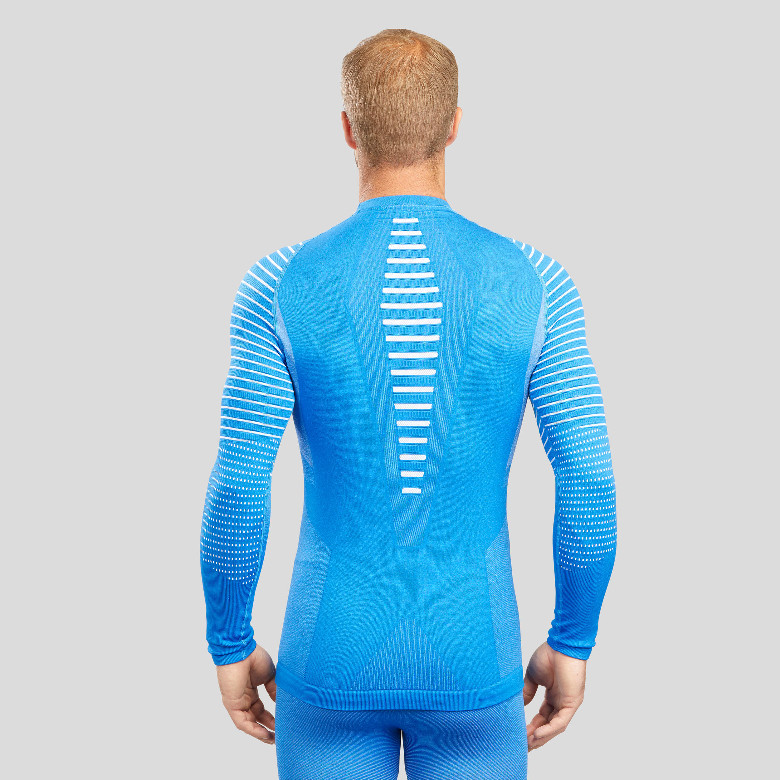 Men's Ski Base Layer Top - Blue 6/7