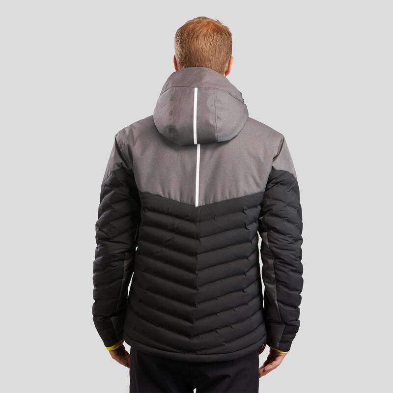 Skijacke Daunenjacke Herren warm - 900 schwarz 