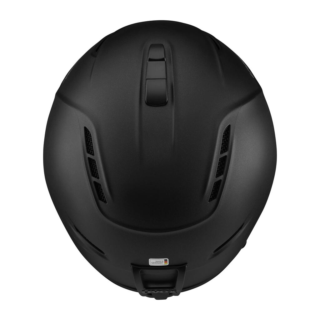 Skihelm Erwachsene Piste - P1US 2.0 schwarz