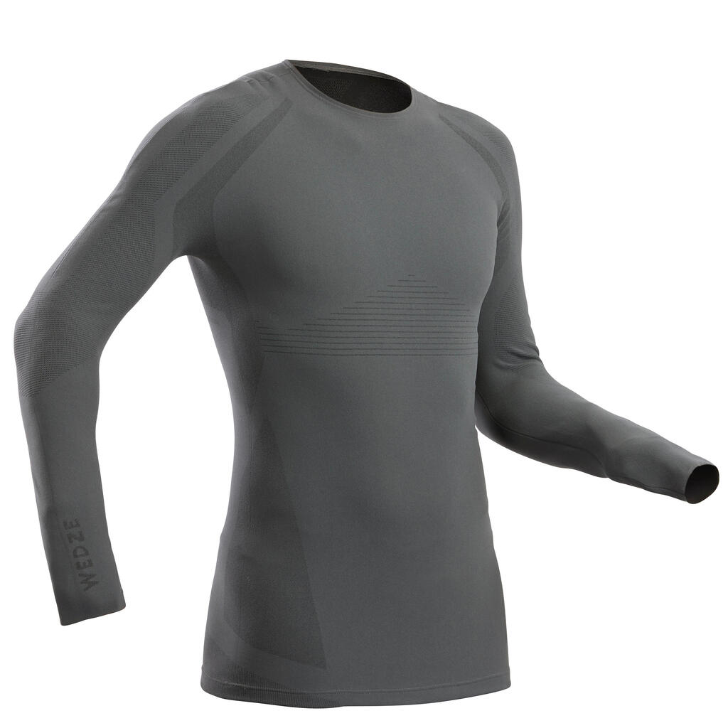 Men’s Ultra-breathable and Comfortable Seamless Ski Base Layer BL900 - Grey