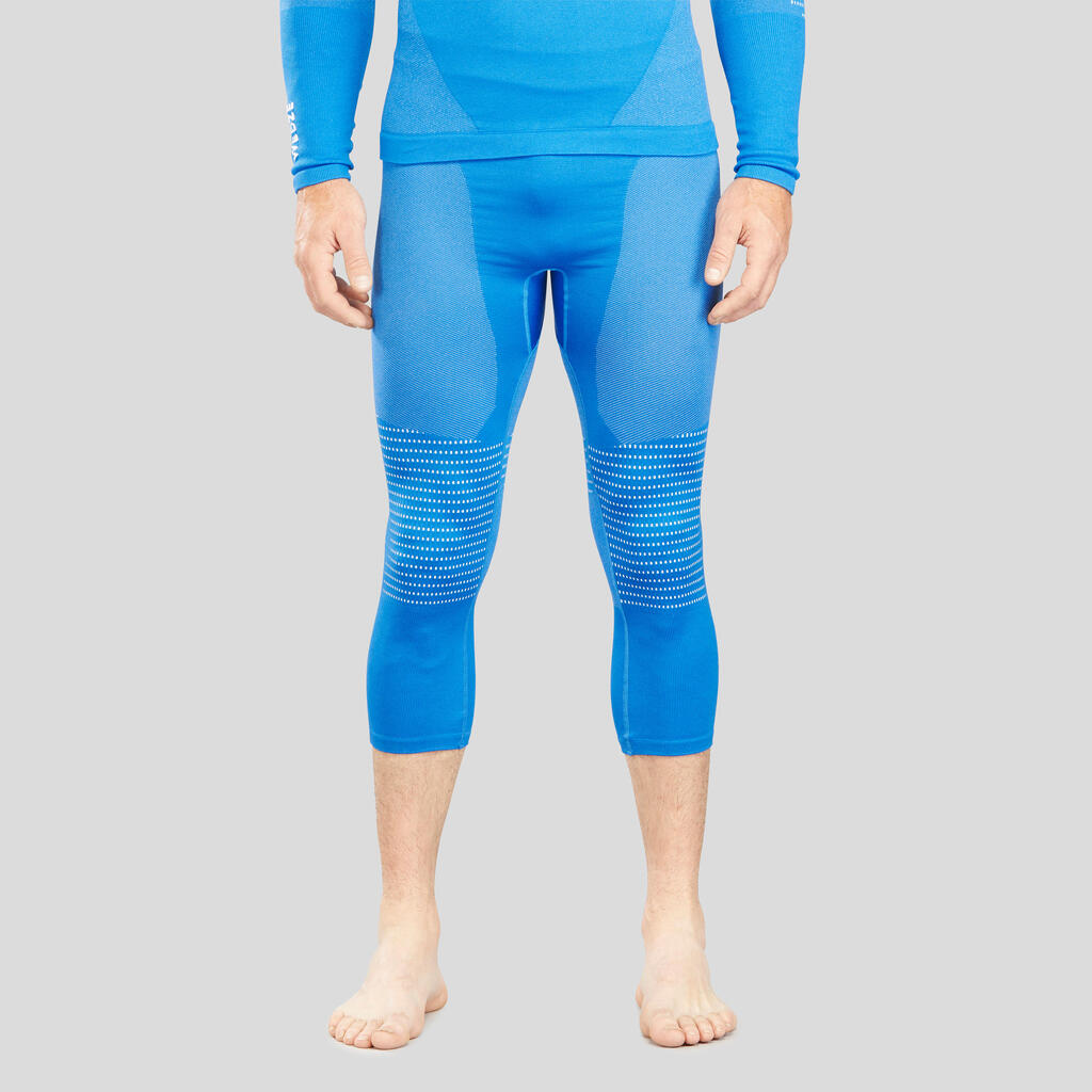 Men’s Seamless Ski Base Layer Bottoms - BL 900 - Blue