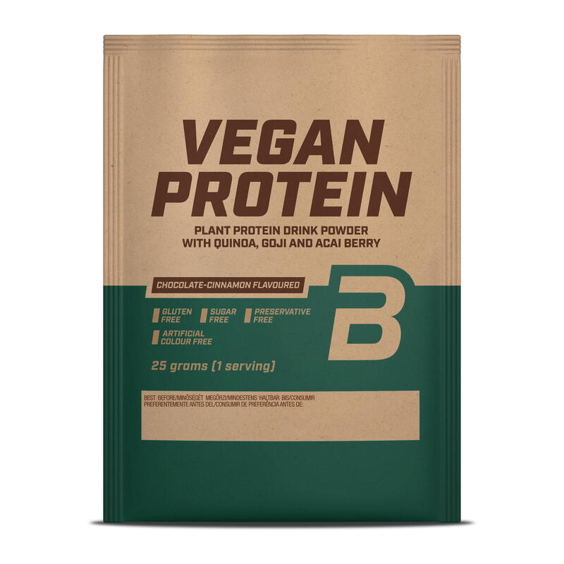 VEGAN PROTEIN, CSOKOLÁDÉ-FAHÉJ, 25 G