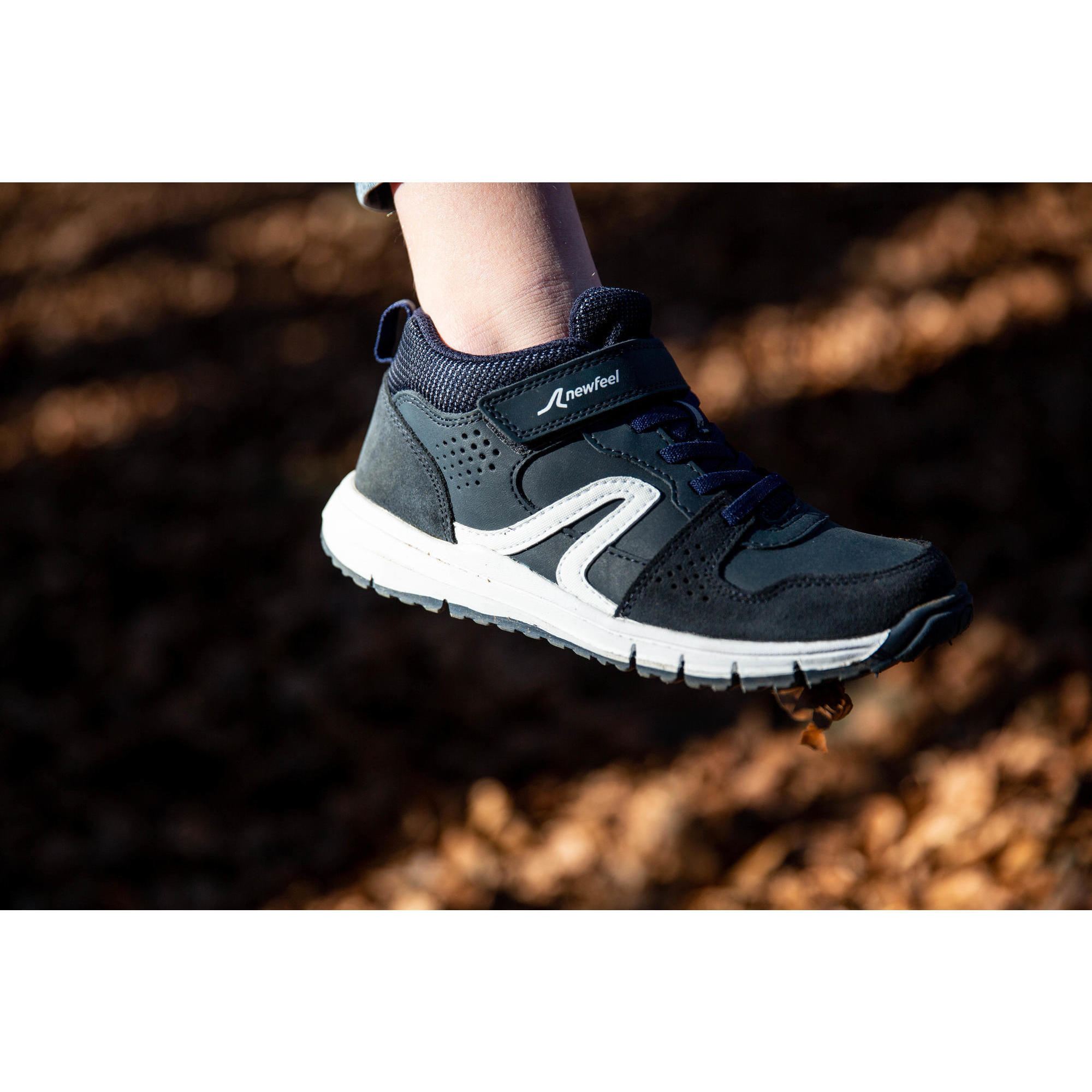 navy walking shoes