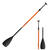 Pagaie de stand up paddle 500 en 3 parties - 170-210 cm fibre et carbone