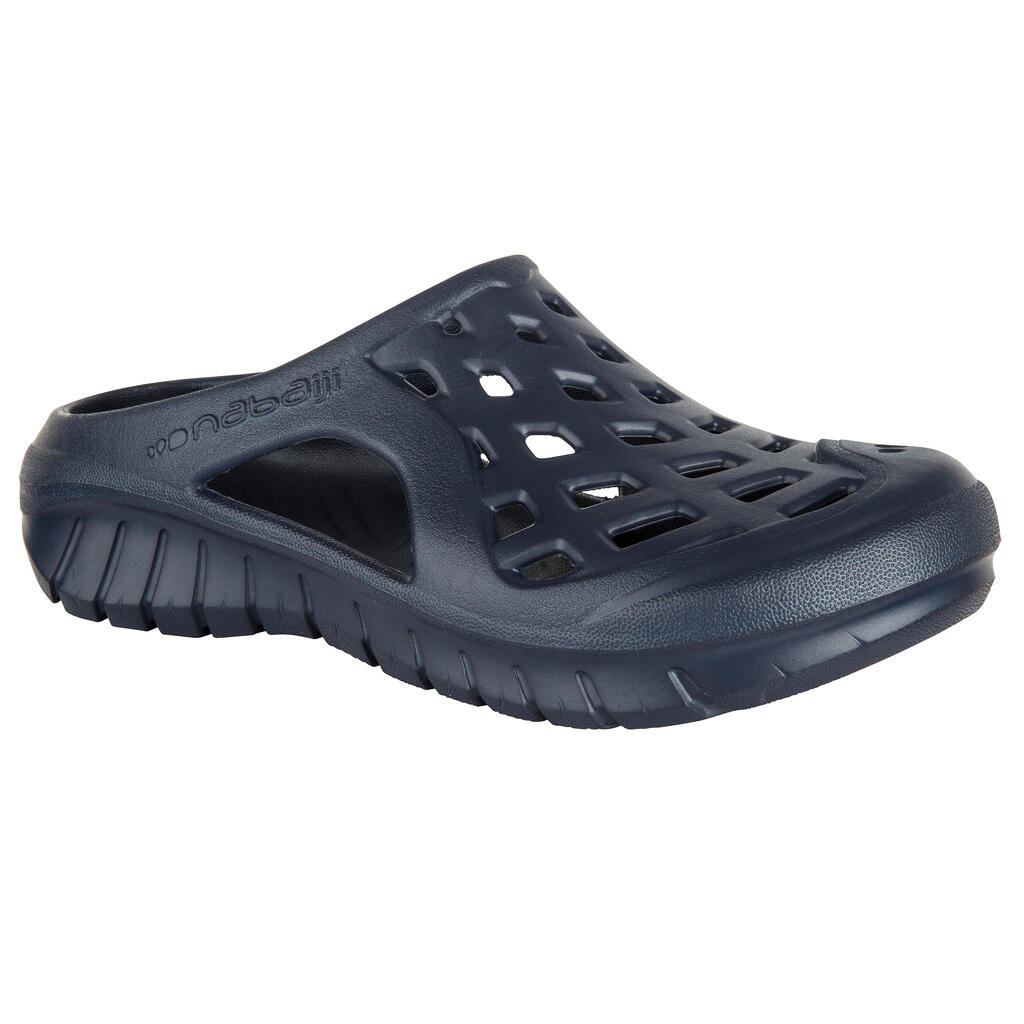 Chanclas tipo crocs para piscina para adulto Nabaiji 100 azul oscuro