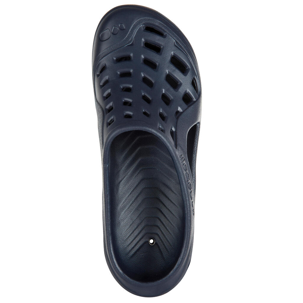 Sabots De Piscine Homme - Clog 100 - Bleu Marine