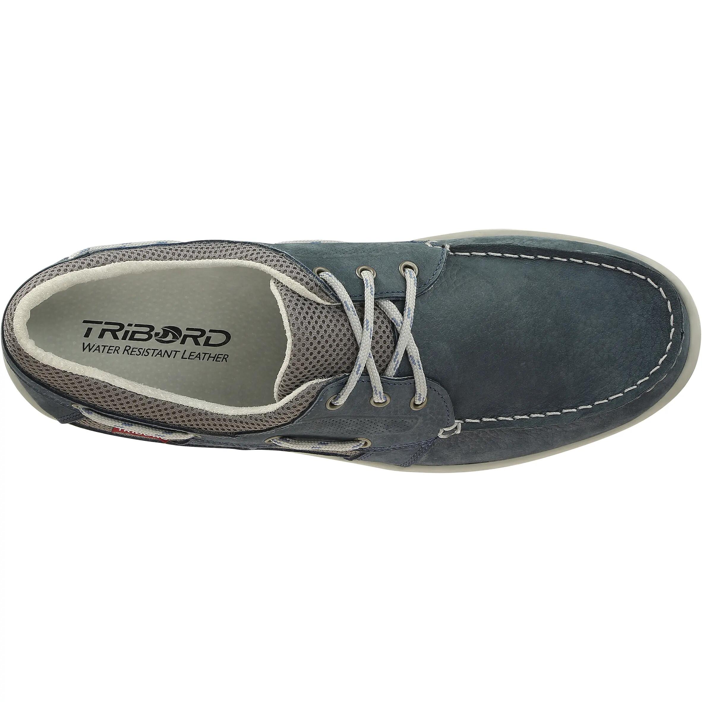CLIPPER men's boat shoes - denim blue 7/10