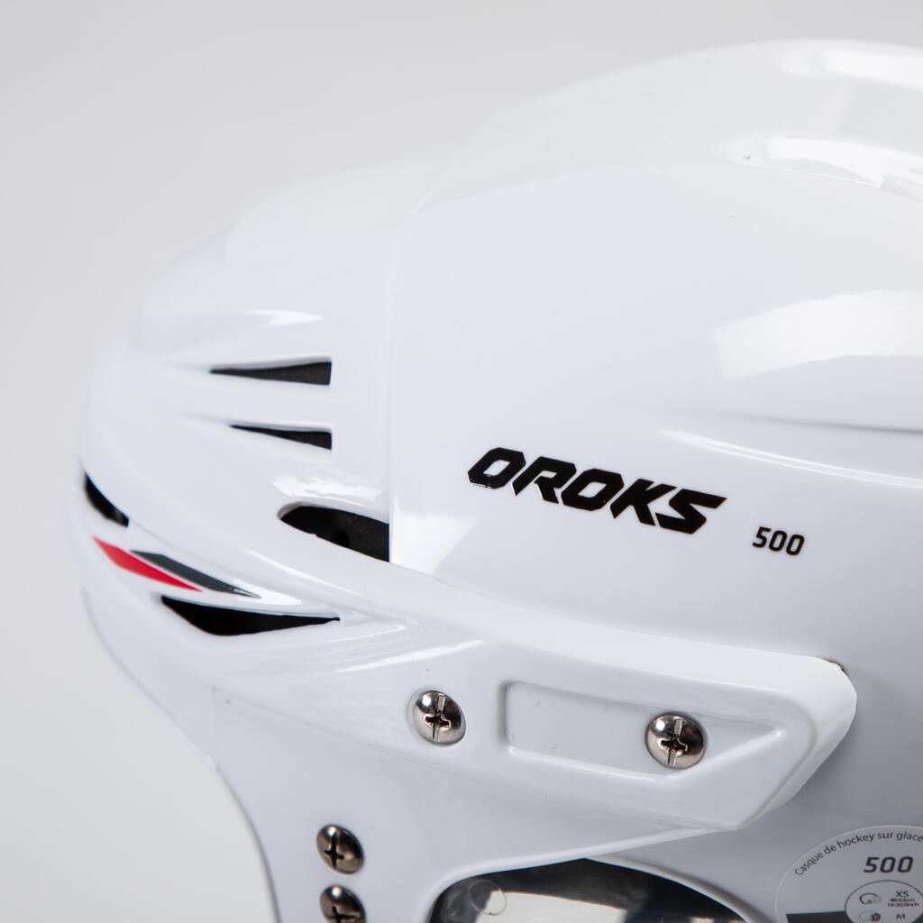 IH500 JR Hockey Helmet - White