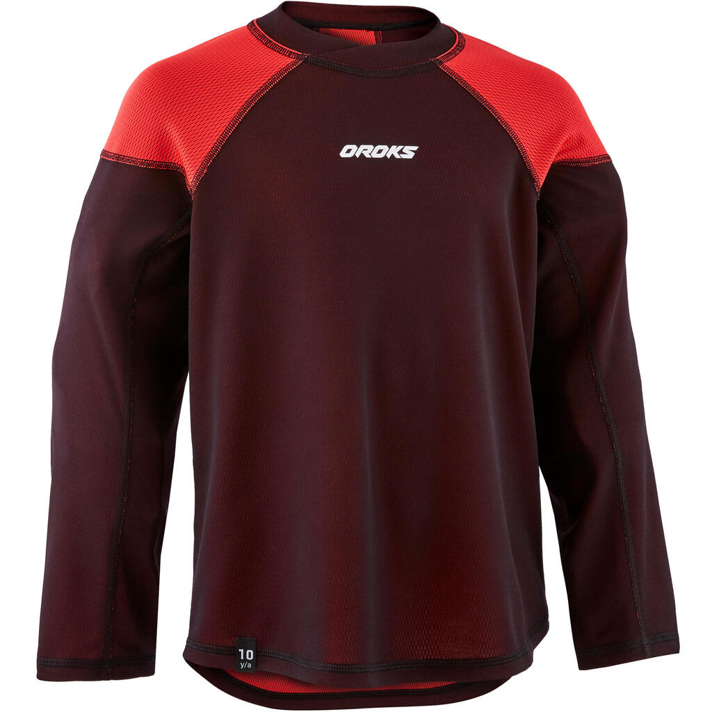 Kids' Training Jersey ILH 500 - Black/Red