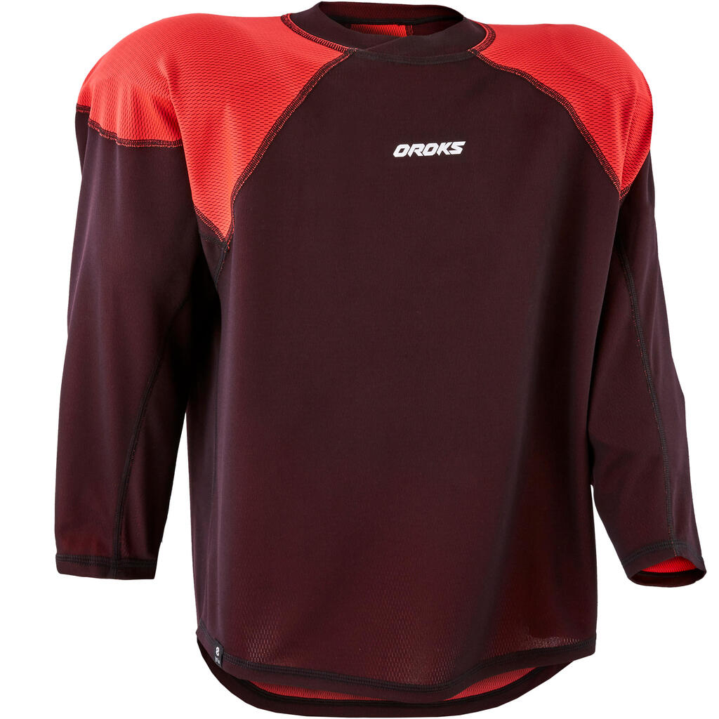 Adult Training Jersey IH 500 - Black/Red