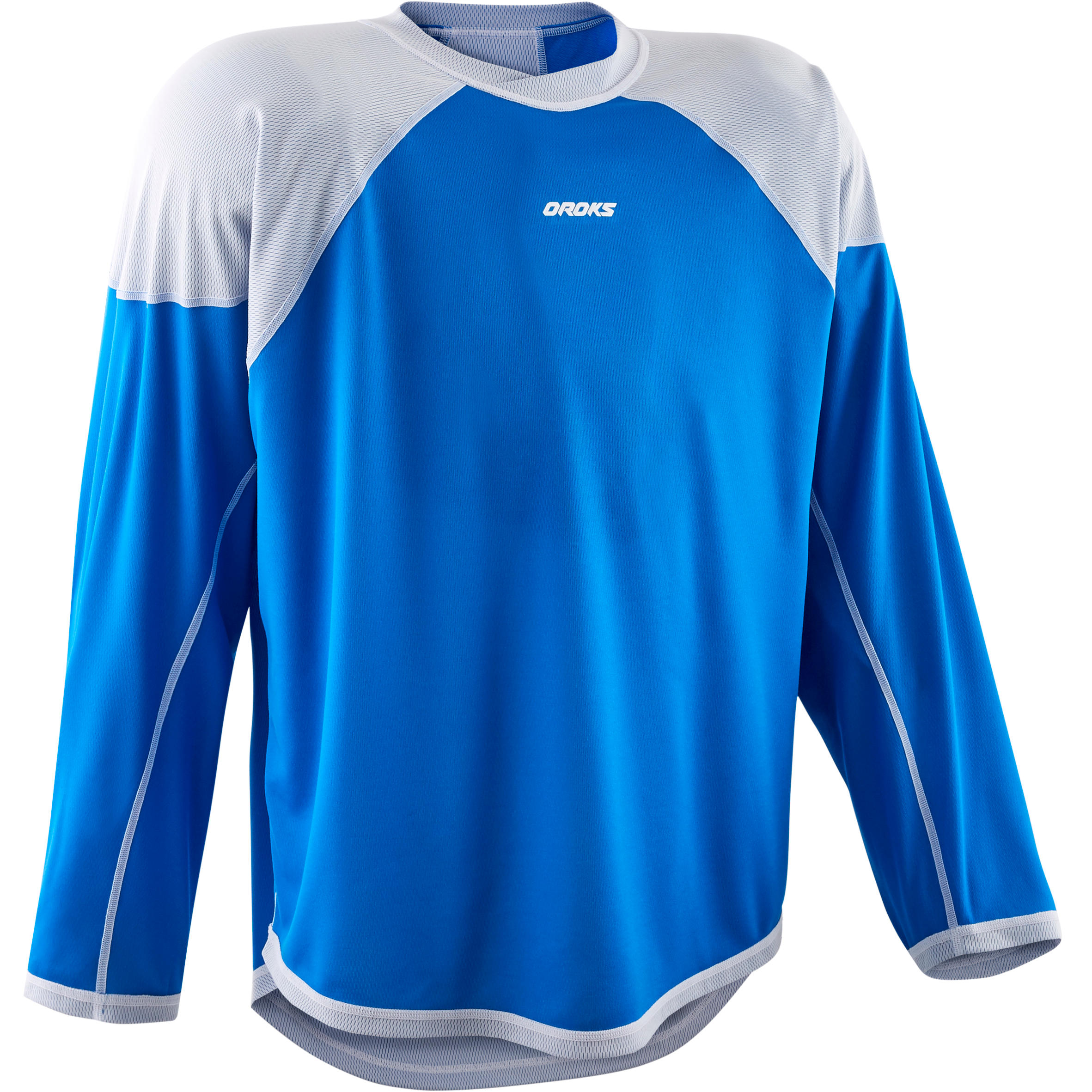OROKS Maglia allenamento hockey adulto IH 500 azzurro/bianco