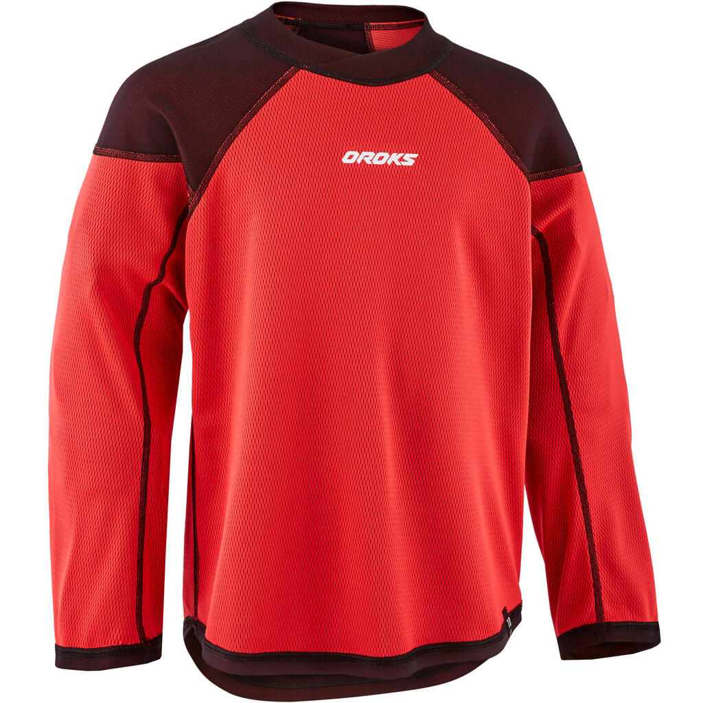 Kids' Training Jersey ILH 500 - Black/Red