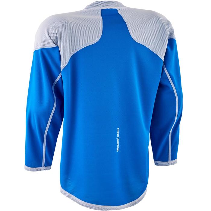 MAILLOT ENTRAINEMENT HOCKEY IH 500 JR Bleu/Blanc Oroks Decathlon