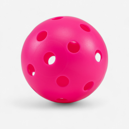 BALLE FLOORBALL 100 ROSE FLUO