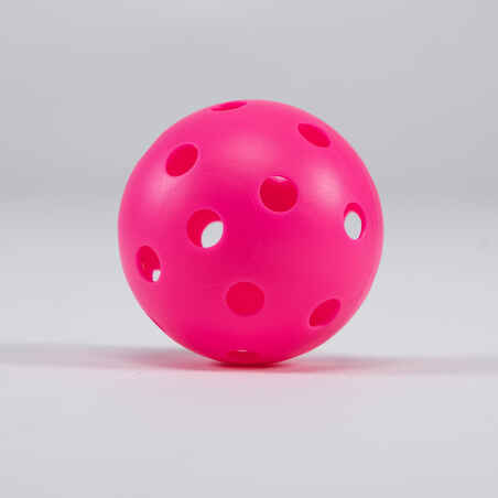 Lopta 100 Floorball ružičasta