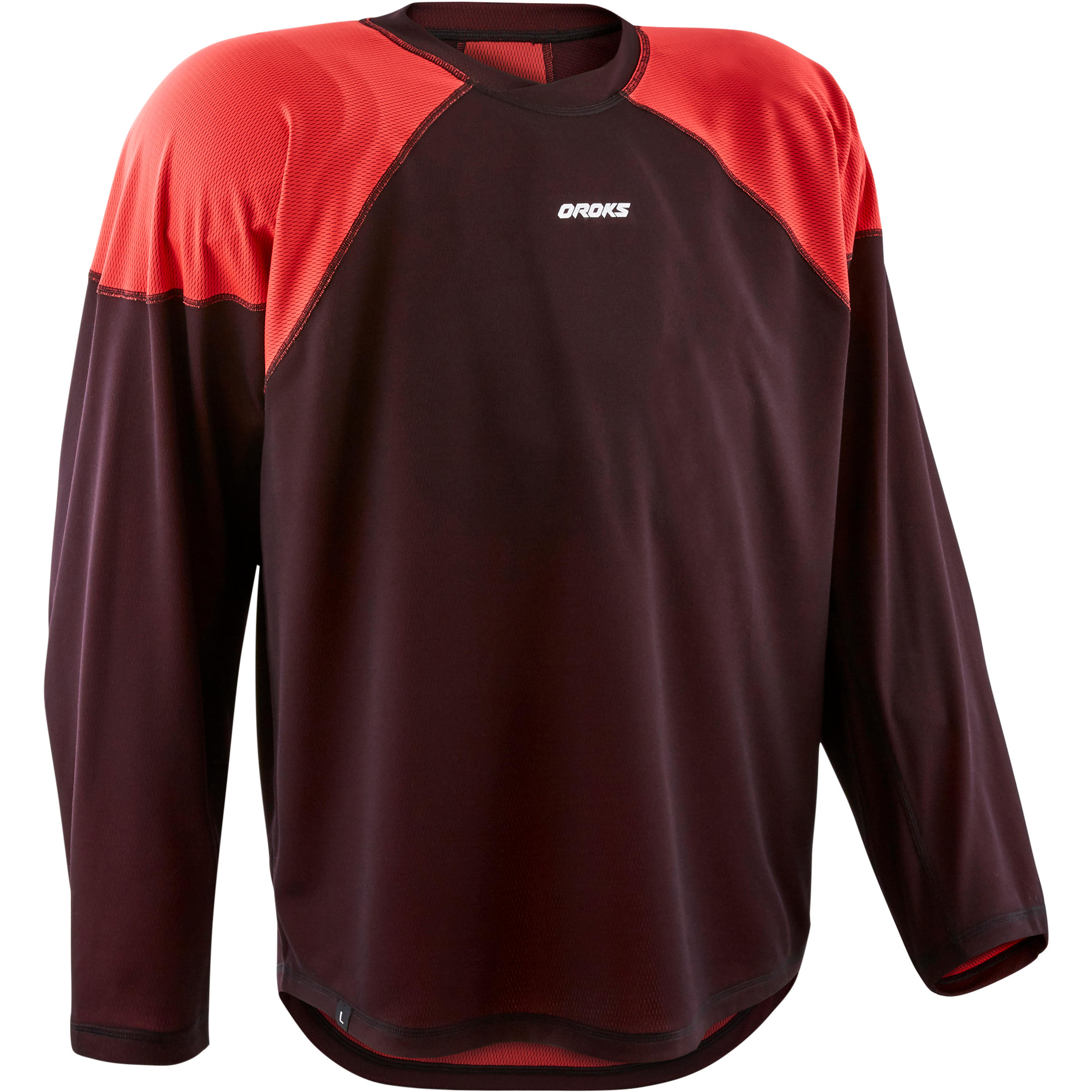 Adult Training Jersey IH 500 - Black/Red 3/4