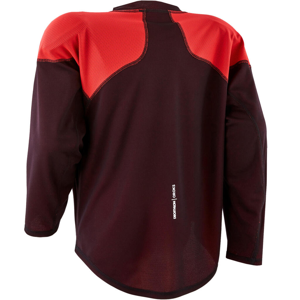 Adult Training Jersey IH 500 - Black/Red