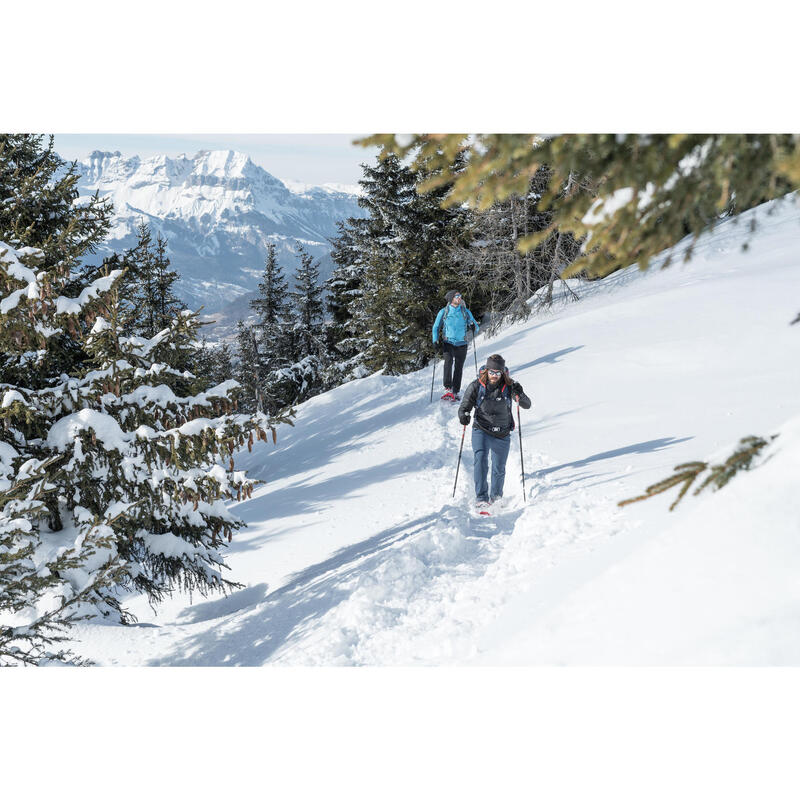 Sneeuwschoenen voor wandelen SH100 middelgroot frame blauw