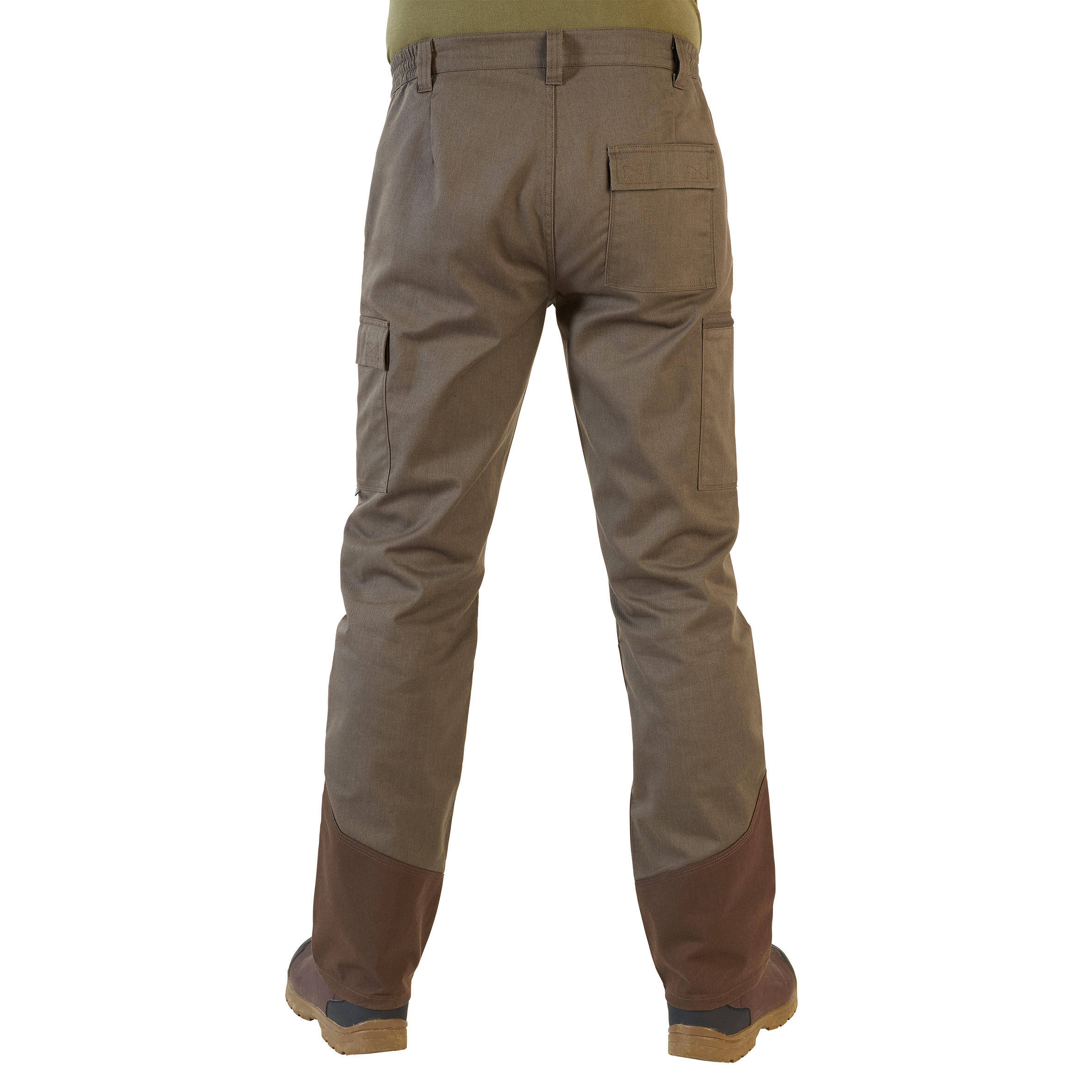 Men Resistant Cargo Trousers Pants Steppe 320 - Green/Brown -  2
