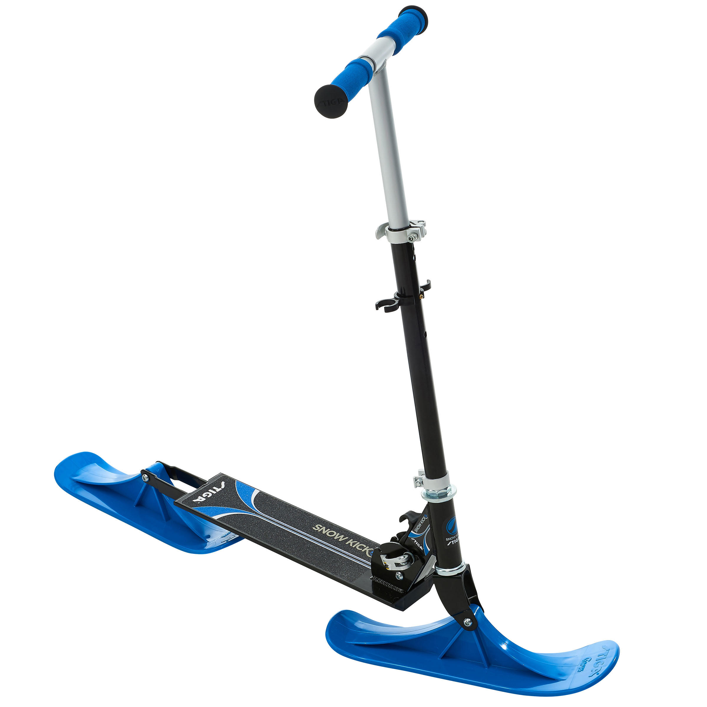 Kids' Folding Snow Kick Scooter - Blue Stiga - Decathlon